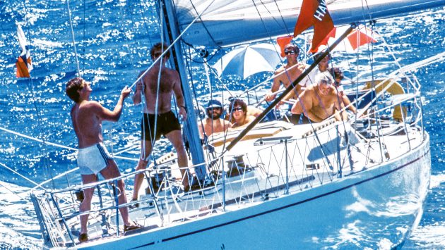 Navigating the 67ft sled Charley to win the 1983 Transpac Race