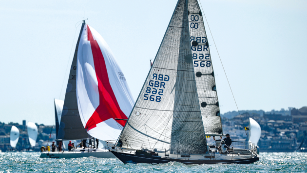 Contessa 32 in the water