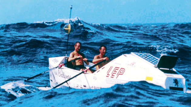 Rob won the first two-man transatlantic rowing race. 
